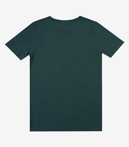 Camiseta Adulto Masculino em Meia Malha Rovitex Verde