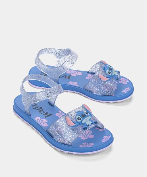 Sandália Infantil Glitter Stitch Disney