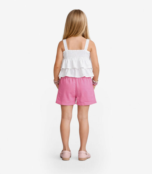 Shorts Menina Infantil Trick Nick Rosa