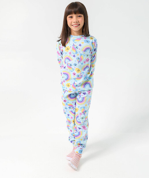 Image_Pijama Infantil Unicórnio Marisa Tam 04 ao 10 Azul