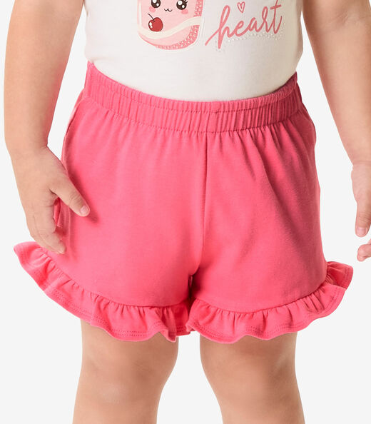 Conjunto Infantil Blusa Com Ciclista Rovi Kids Bege