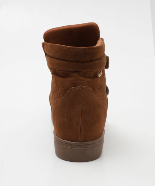 Tênis Feminino Cano Alto Via Uno Caramelo