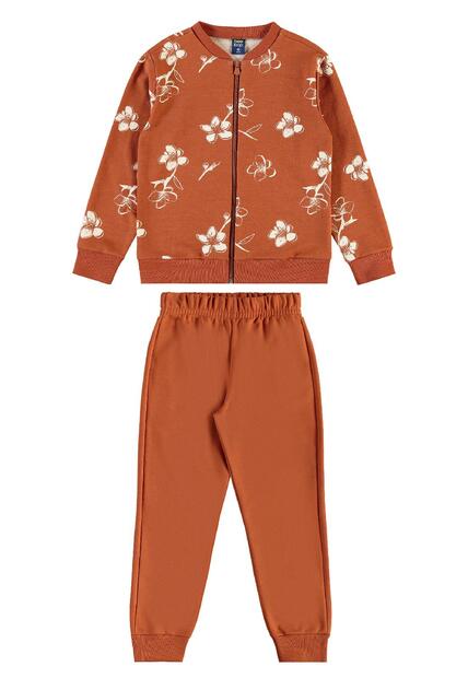 Conjunto Jaqueta Floral e Calça Bee Loop