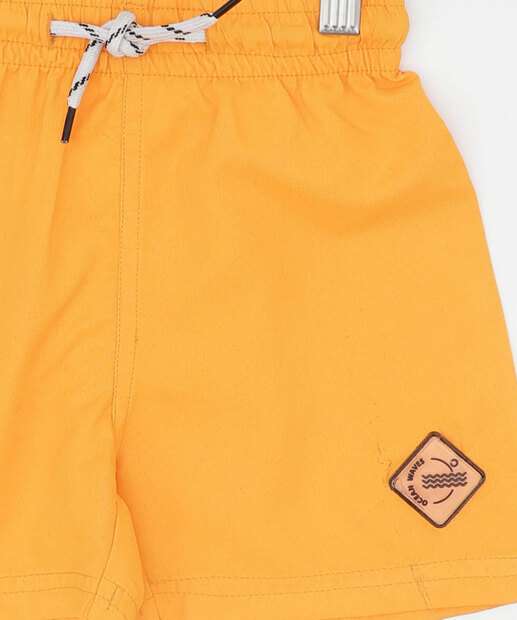 Bermuda Infantil Surf Marisa Tam 01 a 04 Laranja