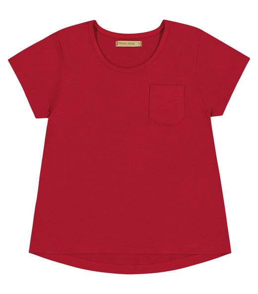 Blusa Infantil Manga Curta Trick Nick Vermelho