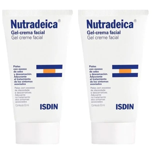 Image_Kit com 2 Unidades de Isdin Nutradeica Gel Creme Facial 50ml