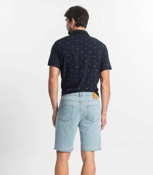 Bermuda Masculina Jeans Diametro Azul