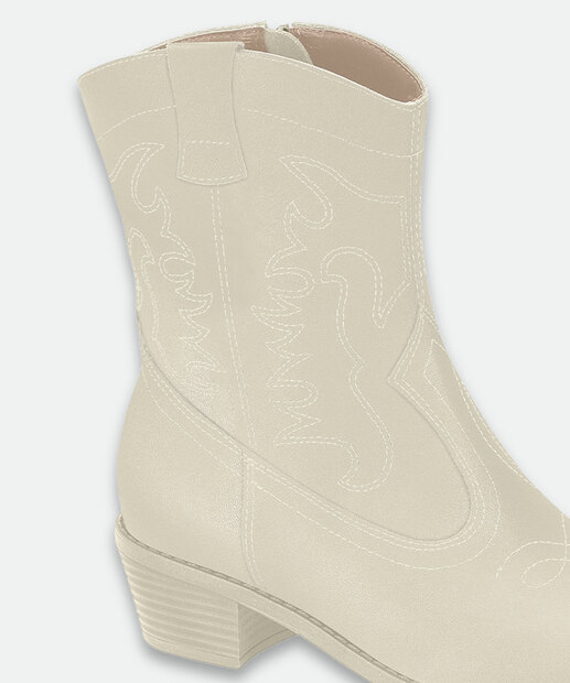 Bota Feminina Country Moleca Off White