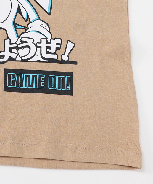 Camiseta Infantil Manga Curta Sonic Tam 4 a 10 Bege