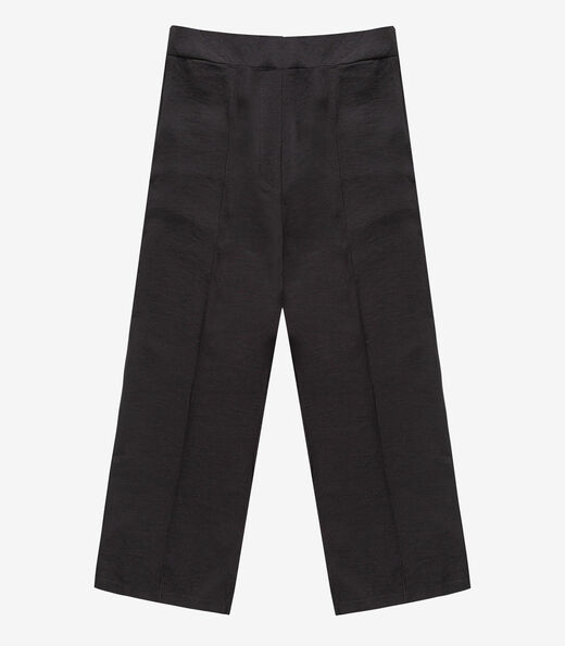 Calça Feminina Pantalona Plus Size Renaluci Preto