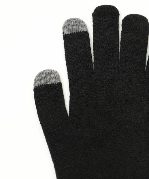 Luvas Masculina Tricô Marisa Preto