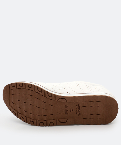 Tênis Casual Feminino Via Uno Branco