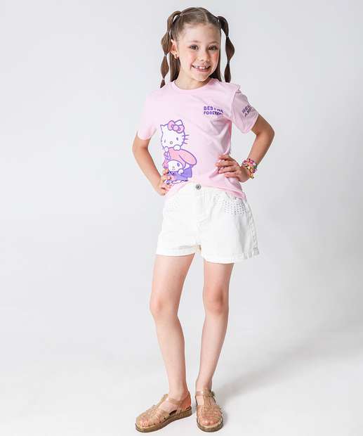 Image_Short Infantil Sarja Strass Marisa Tam 4 a 10 Off White