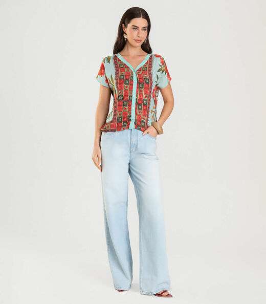 Image_Blusa Feminina Estampada Infinita Cor Azul