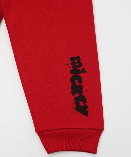 Conjunto Infantil Moletinho Mickey Disney Tam 1 a 3 Azul