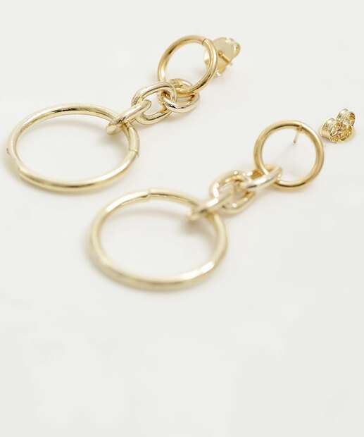 Brinco Feminino Pendurado Argolas Marisa