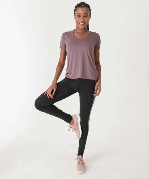 Blusa Feminina Fitness Dry Fit Marisa Roxo