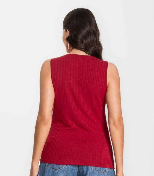 Regata Feminina Infinita Cor Vermelho