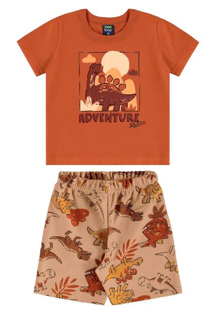 Conjunto Dino Adventure Infantil Bee Loop