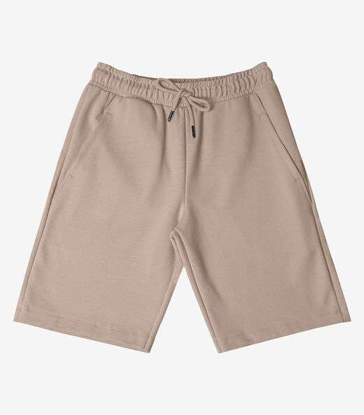 Image_Bermuda Juvenil Em Piquet Verona Masculina Minty Marrom