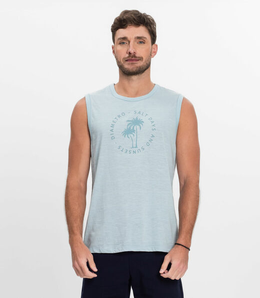 Image_Regata Plus Masculina Malha Maquinetada Diametro Azul