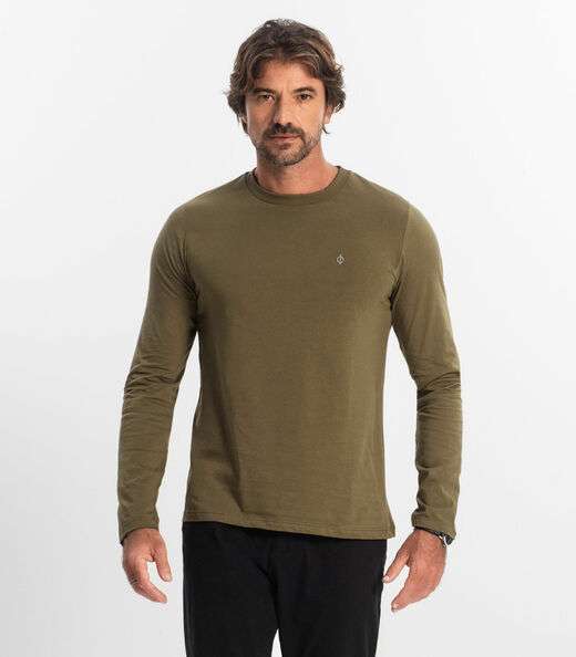 Image_Camiseta Manga Longa Meia Malha Diametro Verde