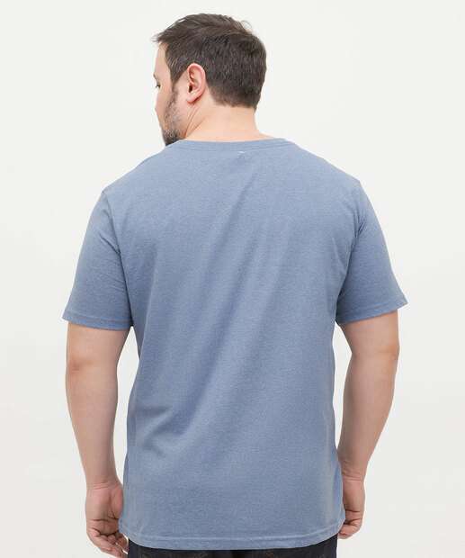 Camiseta Plus Size Masculina Básica Manga Curta MR