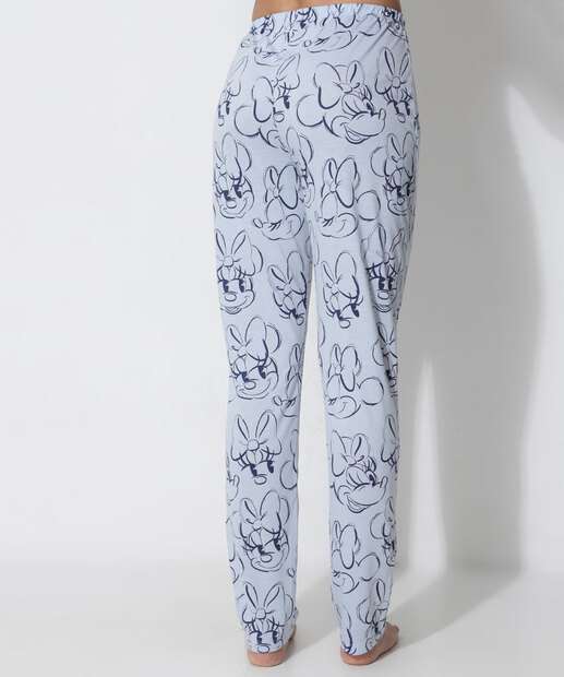 Pijama Feminino Estampa Minnie Manga Curta Disney
