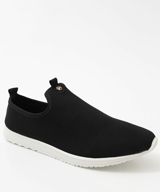 Image_Tênis Casual Slip On Feminino Via Uno Preto