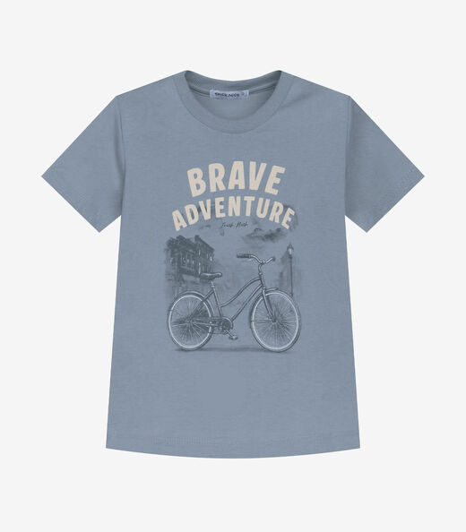 Conjunto Infantil Camiseta Com Bermuda Trick Nick Azul