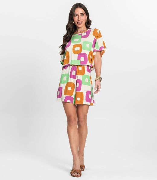 Macaquinho Feminino Infinita Cor Rosa