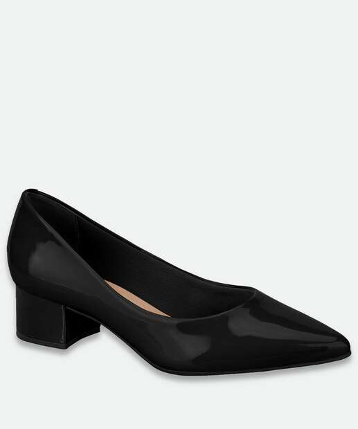 Image_Scarpin Feminino Salto Grosso Verniz Beira Rio Preto