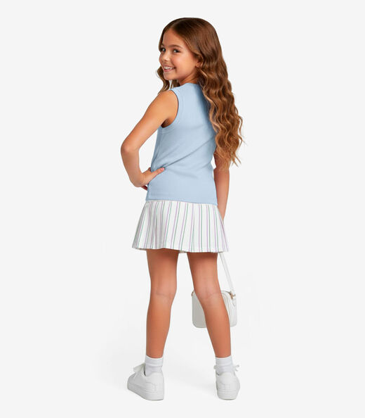 Regata Básica Infantil Lisa Soletex Azul