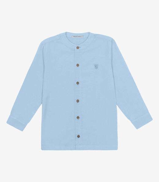 Image_Camisa Infantil Masculino Manga Longa Trick Nick Azul