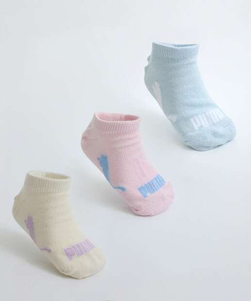 Image_Kit 3 Meias Infantil Cano Curto Puma