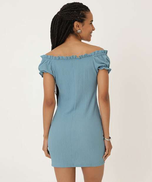 Vestido Feminino Ciganinha Textura Marisa