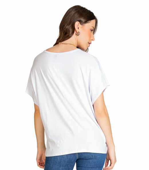 Blusa Malha Visco Premiere Branco