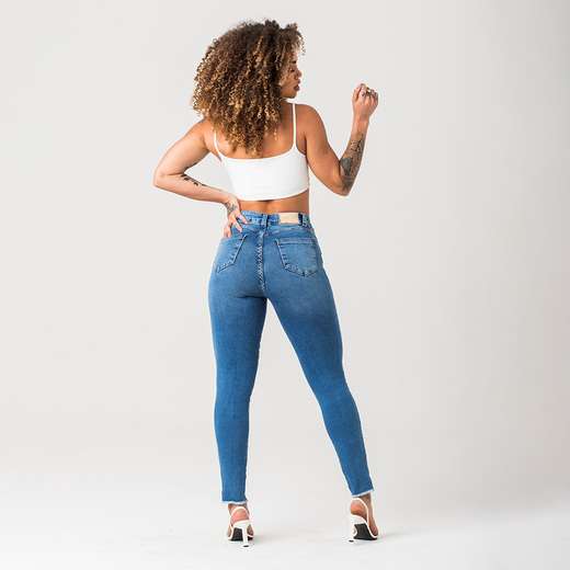 Calça Jeans Cigarrete Feminina Zune