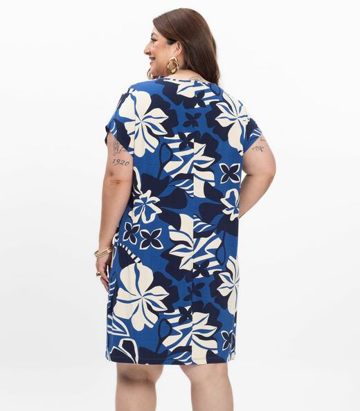 Vestido Curto Feminino Secret Glam Azul