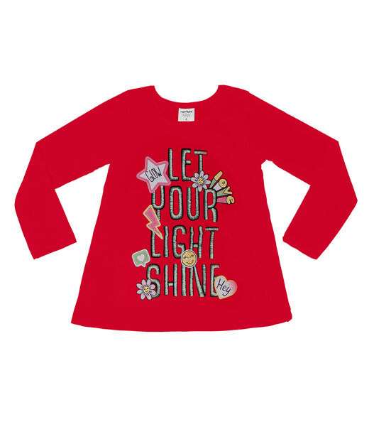 Conjunto Infantil Menina Shine Select Vermelho