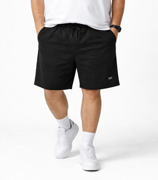 Bermuda Masculina Plus Size Com Bolsos Good Bless Preto