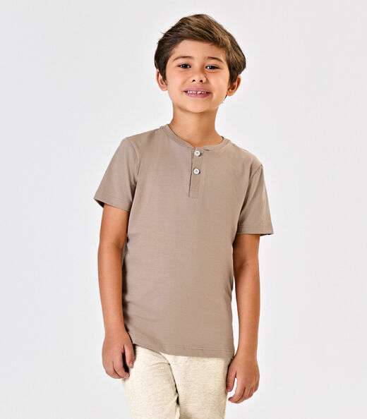 Image_Camiseta Infantil Menino Cotton Leve Trick Nick Marrom