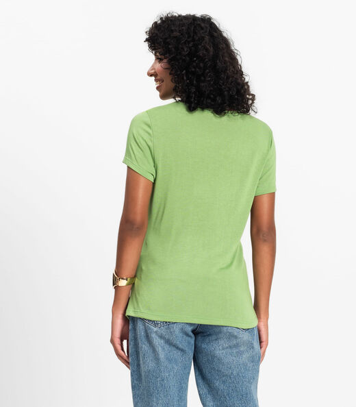 Blusa Feminina Básica Visco Tricot Rovitex Verde