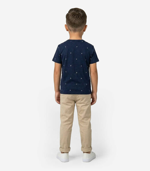 Camiseta Infantil Menino Animais Infinita Cor Azul