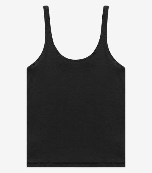 Blusa De Alca Básica Feminina Rovitex Preto