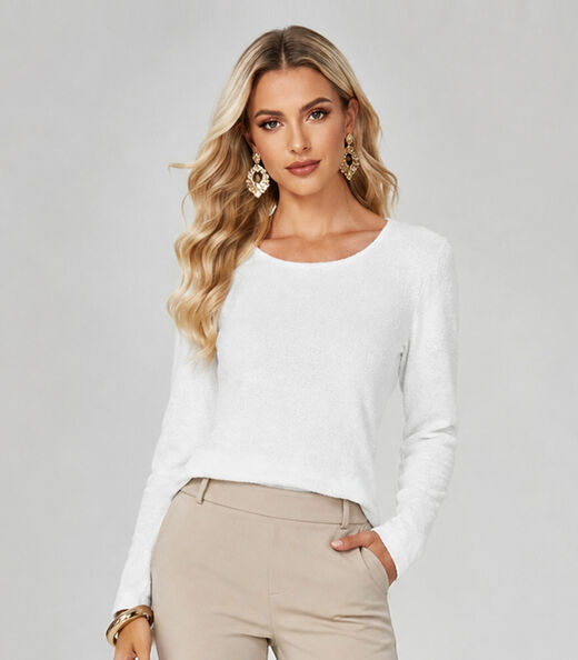 Image_Blusa Manga Longa Básica Select Branco