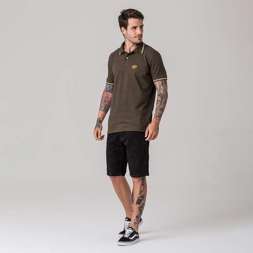 Camisa Polo Masculina Rock e Soda