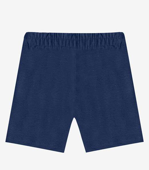 Bermuda Ciclista Infantil Básica Soletex Azul