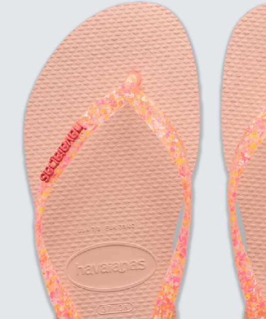 Chinelo Havaianas Feminino Slim Logo Metallic