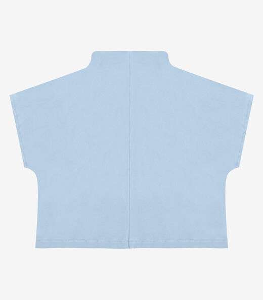 Blusa Feminina Com Gola Chaminé Select Azul